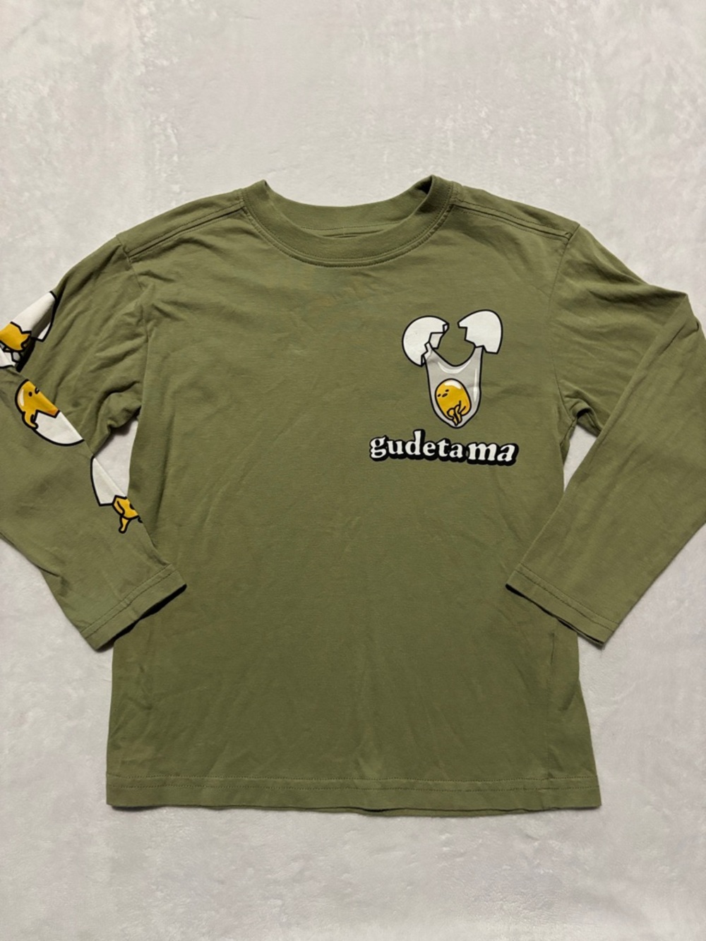 Zara Gudetama Green Long Sleeve Tee